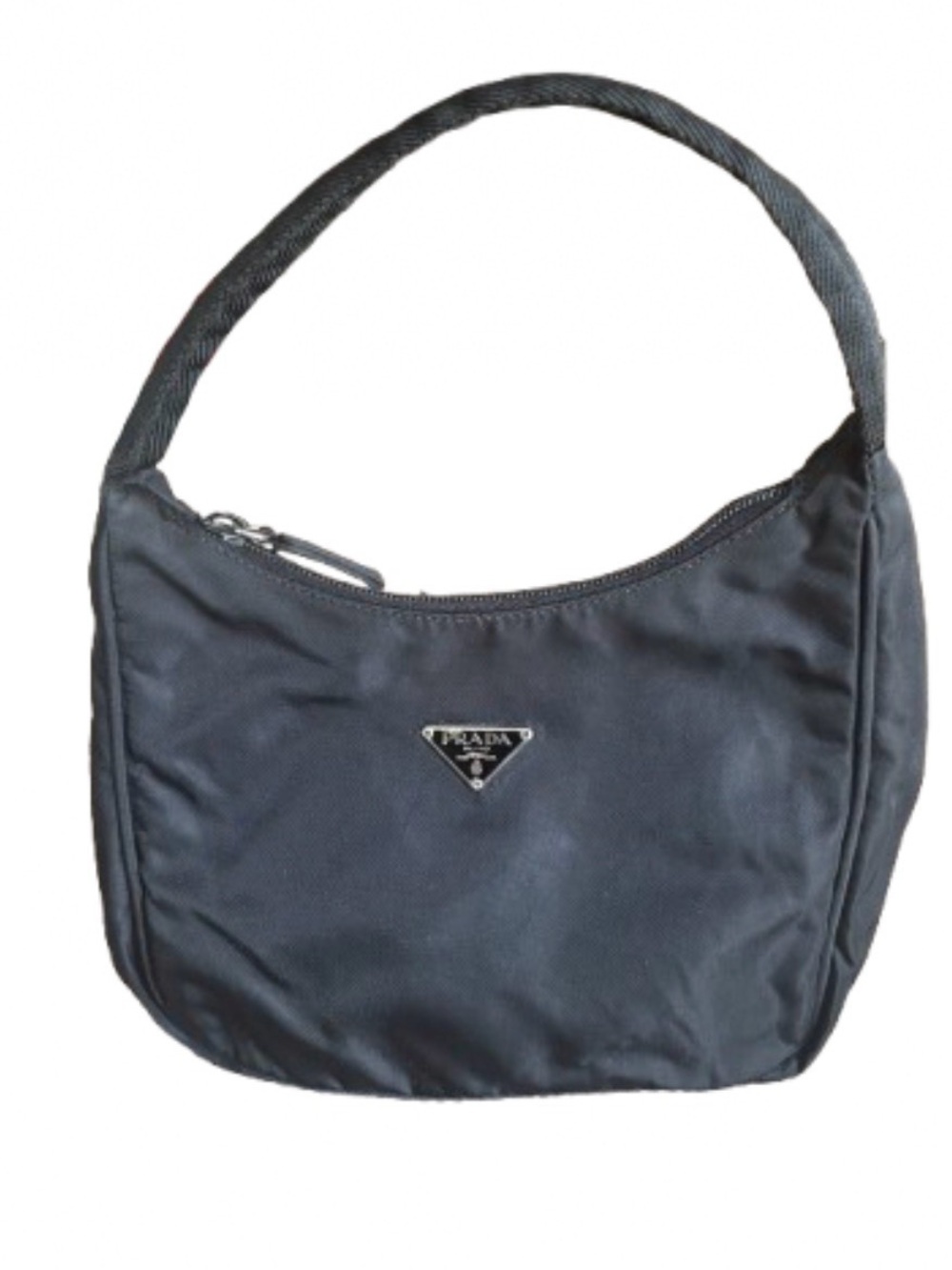 Prada Tessuto Black Nylon Vintage Mini Bag Black - Picture 1 of 11